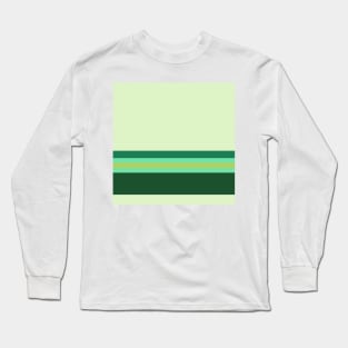 A fantastic unity of Salem, Seafoam Blue, Very Light Green, Cal Poly Pomona Green and Light Olive stripes. Long Sleeve T-Shirt